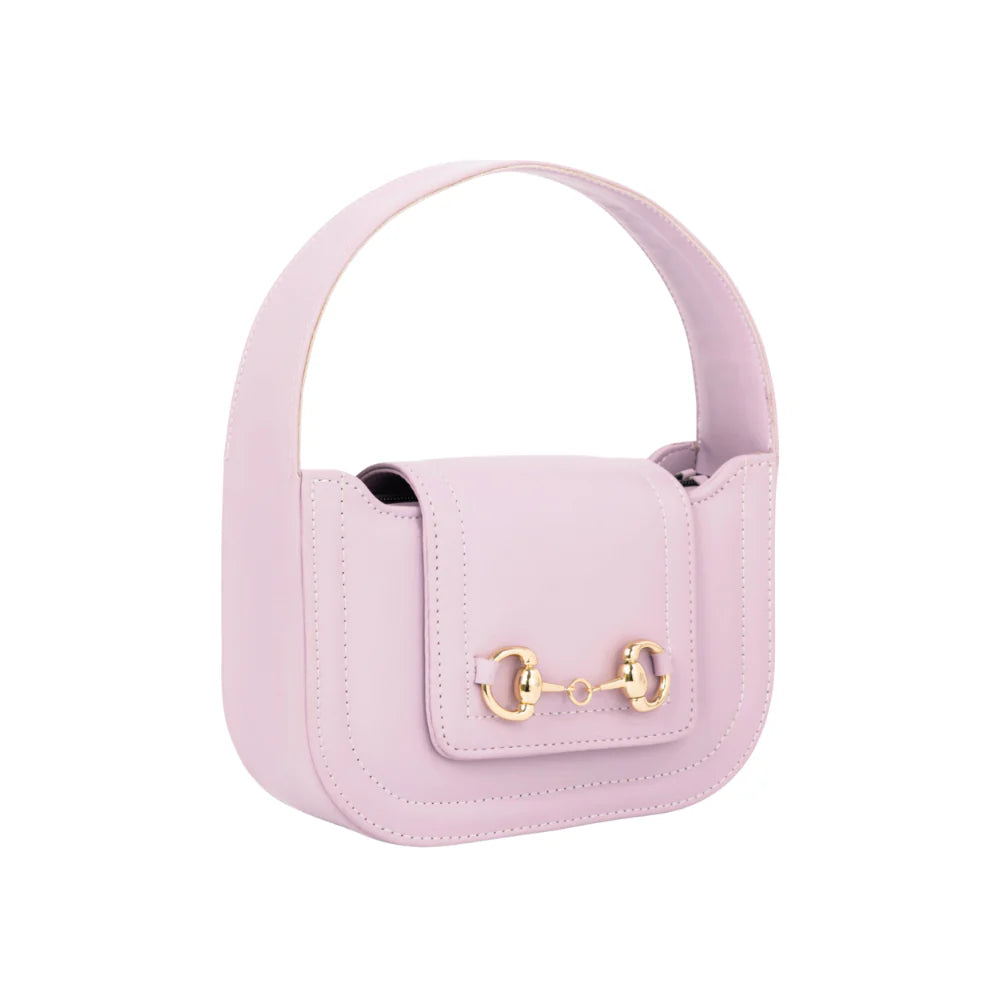 Classic Lilac Saddle Bag